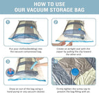 Cozy Essential Vacuum Storage Bags, Compression Space Saver Bags - Image 6