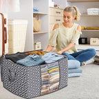 Direct 100L, 3 Pack, Storage Containers, Large Clothes Storage Bins Foldable - Image 7
