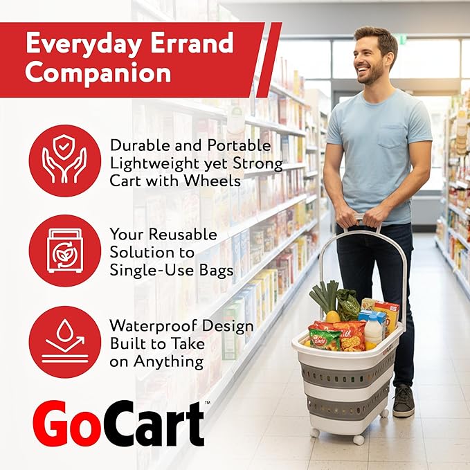 dbest Products Gocart Foldable Shopping Cart - Image 4