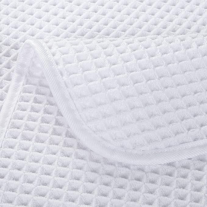 POLYTE 430 GSM Microfiber Lint Free Hand Towel, 16 x 30 in, 4 Pack - Image 5