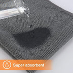 KinHwa Kitchen Washcloths for Dishes Absorbent Microfiber Dish Cloths Quick Dry - Image 4