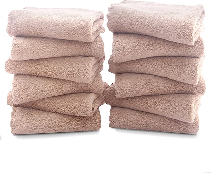 TENSTARS 12 Pack Premium Washcloths Set by TENSTARS