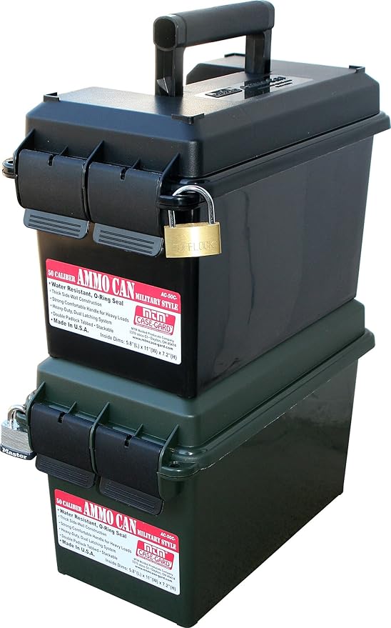 MTM AC50C Ammo Can, 50 Caliber, Field Boxes, Lockable Storage Box - Image 5