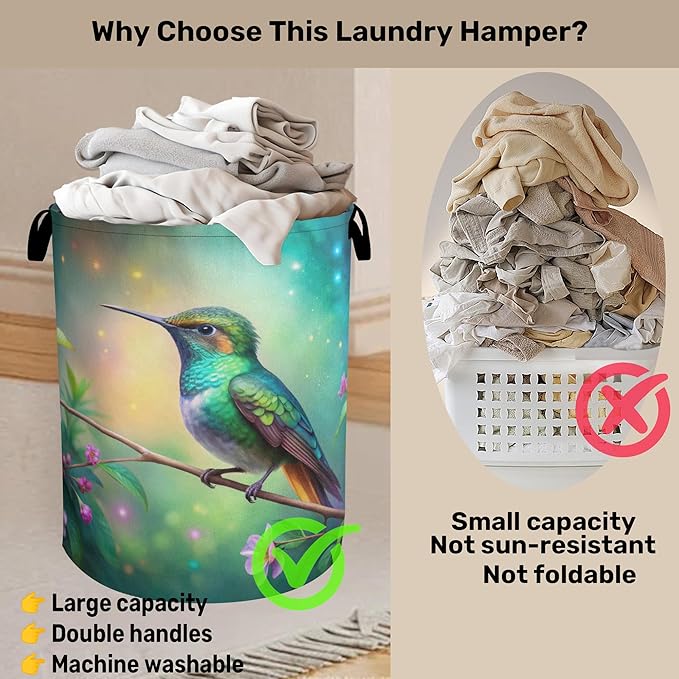 Hummingbird Laundry Basket - Image 3