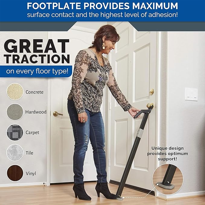 Super Heavy Duty Metal Door Stoppers Bar - Image 7