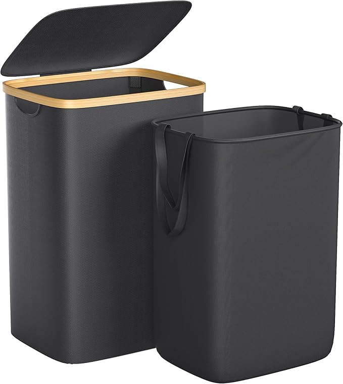 Large Laundry Hamper, 75L Waterproof Laundry Basket by Foluck