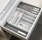 Simple Houseware Expandable Kitchen Drawer Flatware Organizer - Image 5