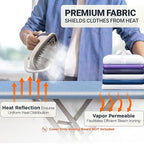 Ironing Board Cover and Pad 15"x54" Extra Thick Natural Cotton, Scorch and - Image 5