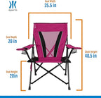Kijaro XXL Dual Lock Portable Camping Chair - Supports Up to 400lbs - Enjoy The Outdoors in a Versatile Folding Sports & Outdoor Chair - Image 3
