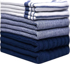 Premium Kitchen Towels | Large Cotton Dish Towels | Flat & Terry Highly - Image 2