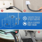 Sealegend Upgrade Dryer Vent Cleaner Kit Vacuum Hose Attachment Compatible - Image 3