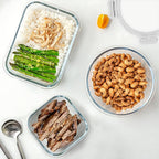 KOMUEE 30 Pieces Glass Food Storage Containers Set, Glass Meal Prep Containers - Image 5