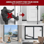 AceMining Upgraded Door Security Bar & Sliding Patio Bar, Heavy Duty Stoppers - Image 7