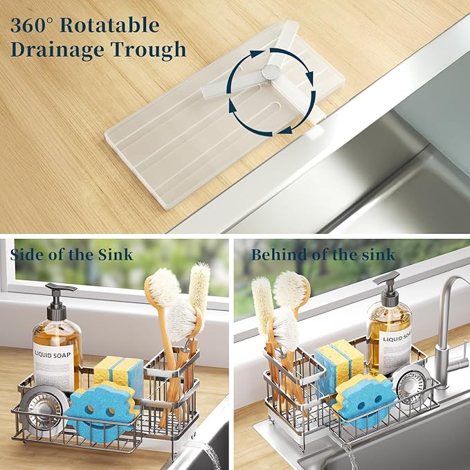 Consuemst Sponge Holder for Kitchen Sink - Image 2