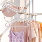 Plastic Hangers 50 Pack White - Image 5
