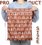 Shappy 2 Pcs Large Travel Laundry Bag Washable Waterproof Wet Dry Large Dirty - Image 2