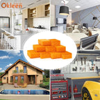 Orange Multi Use Scrub Sponge. Made in Europe. 18 Pack, 4.3x2.8x1.4 inches. - Image 7