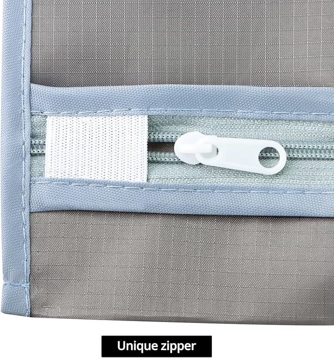 QWORK 2-Pack Hanging Laundry Hamper Bag, Over the Door Laundry Bag Saving - Image 5