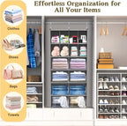 Ofiray-home 6 Tier Hanging Closet Organizer, 16 Compartments Sweater Organizer - Image 7