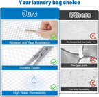 3-Pack Durable Honeycomb Mesh Laundry Bags - Image 8