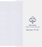 American Soft Linen Luxury 4 Piece Bath Towel Set, 600 GSM 100% Cotton Turkish - Image 4