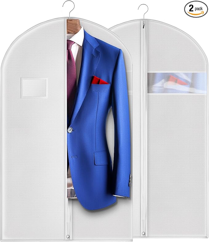 40-inch Garment Bags for Travel, Garment Bags for Hanging Clothes by Hleelomi