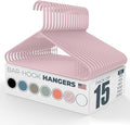 Neaties Plastic Hangers 15 Pack – Made in The USA – 6lb Capacity Standard by NeatiesHangers