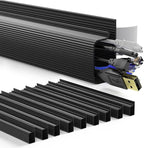 Delamu 157in Cable Management Under Desk, Safe & Tidy Under Desk Cable by DELAMU