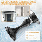 Crosize Magnetic Door Stoppers 2 Pack, Stainless Steel Door Stops, Wall-Mounted - Image 6