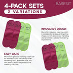 Eyeglass Cleaning Cloth, 4 Pack, Eyeglass Cleaning Wipes, Lens Wipes - Image 3
