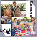 Boyiee Set of 6 Camping Kitchen Towels Happy Camper Tea Towels Absorbent - Image 3