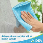 AIDEA Microfiber Glass Cleaning Cloths, Lint Free Magic Cleaning Cloth - Image 4