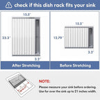 JASIWAY Over The Sink Dish Drying Rack - Image 2