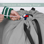 Cotton Canvas Laundry Bag with Handles & Drawstring Straps, Heavy Duty Extra - Image 4