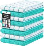 Homaxy Premium Cotton Kitchen Towels 16"x 28", Large Natural Ring Spun 390 GSM by Homaxy