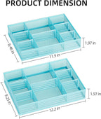 Marbrasse 2 Pack Desk Drawer Organizer, Mesh Drawer Organizer Tray - Image 5