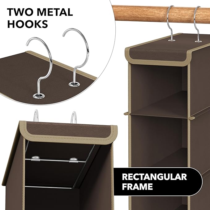 Simple Houseware 10 Shelves Hanging Shoes Organizer Holder - Image 6