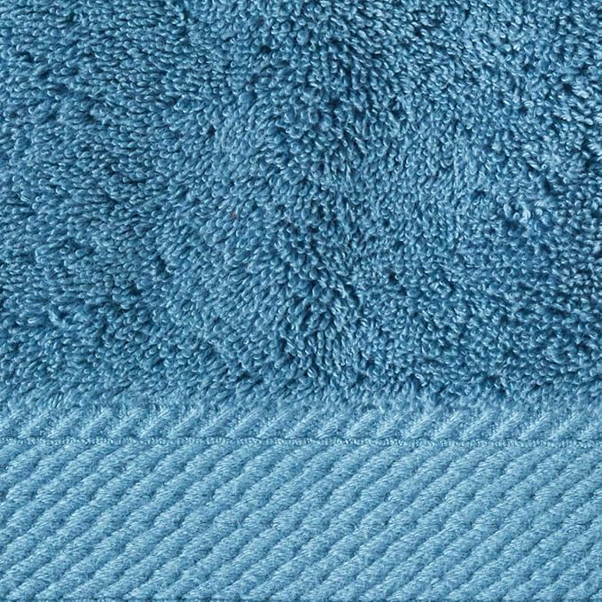 SUPERIOR Solid Egyptian Cotton Towel Set, Washcloths 13” x 13”, Hand Towels 20” - Image 11