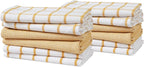 LANE LINEN Kitchen Towels Set of 12-100% Cotton, Quick-Drying 18” x 28” by LaneLinen