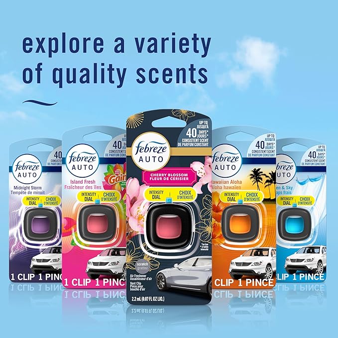 Unstopables Car Odor-Fighting Car Freshener Vent Clip Fresh Scent, .07 oz. Car - Image 8