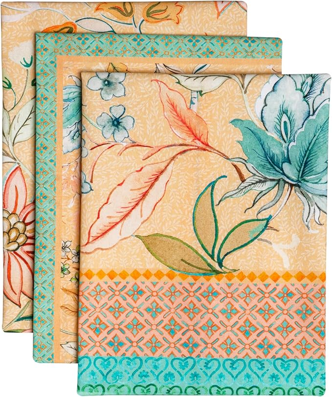Maison d' Hermine Kitchen Towels Set of 3 100% Cotton 27.50" x 20" Reusable by MaisondHermine