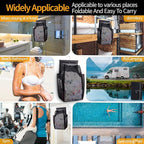 Hanging Collapsible Breathable Mesh Laundry Hamper, Fast Drying Portable Space - Image 7