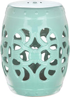 Safavieh Imperial Vine Ceramic Decorative Garden Stool, Light Blue by SAFAVIEH