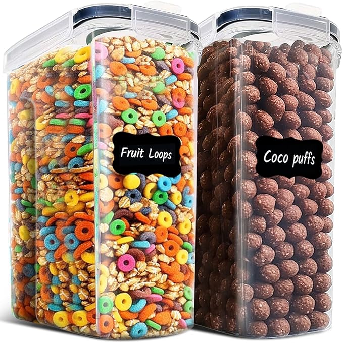 ComSaf Cereal Storage Containers Set – Airtight Food Storage by ComSaf
