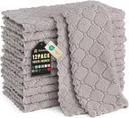 Homaxy 12 Pack Kitchen Dish Cloths, Super Soft and Absorbent Coral Velvet Dish by Homaxy