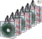 Heavy-Duty Clear Wreath Storage Bag & Sturdy Moving Box Alternative – 26 Inch by Unknown