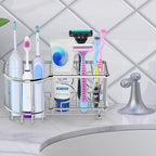 Simple Houseware Multi-Functional 6 Slots Toothbrush Holder - Image 6