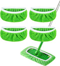 4 Pack Reusable Microfiber Mop Pads by Cleanwithoutthehassle