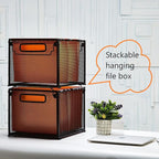 SETTFRFE Letter Size Metal Mesh Hanging File Folder Organizer Crate Basket - Image 9