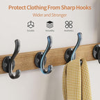29 inch Coat Rack Wall Mount - Image 9